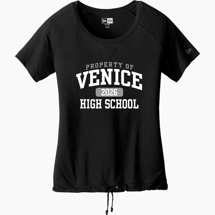 VENICE HIGH SCHOOL GONDOLIERS <span class="pdp-name-mascot">VENICE GONDOLIERS</span> New Era Women's Tri-Blend Short Sleeve Cinched Tee