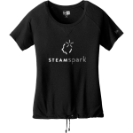 STEAMspark STEAMspark <span class="pdp-name-mascot">STEAMspark</span> New Era Women's Tri-Blend Short Sleeve Cinched Tee Front Thumbnail