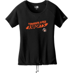 TOWANDA AREA SENIOR HIGH SCHOOL KNIGHTS <span class="pdp-name-mascot">TOWANDA AREA KNIGHTS</span> New Era Women's Tri-Blend Short Sleeve Cinched Tee Front Thumbnail