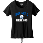 BRAINERD HIGH SCHOOL WARRIORS <span class="pdp-name-mascot">BRAINERD WARRIORS</span> New Era Women's Tri-Blend Short Sleeve Cinched Tee Front Thumbnail