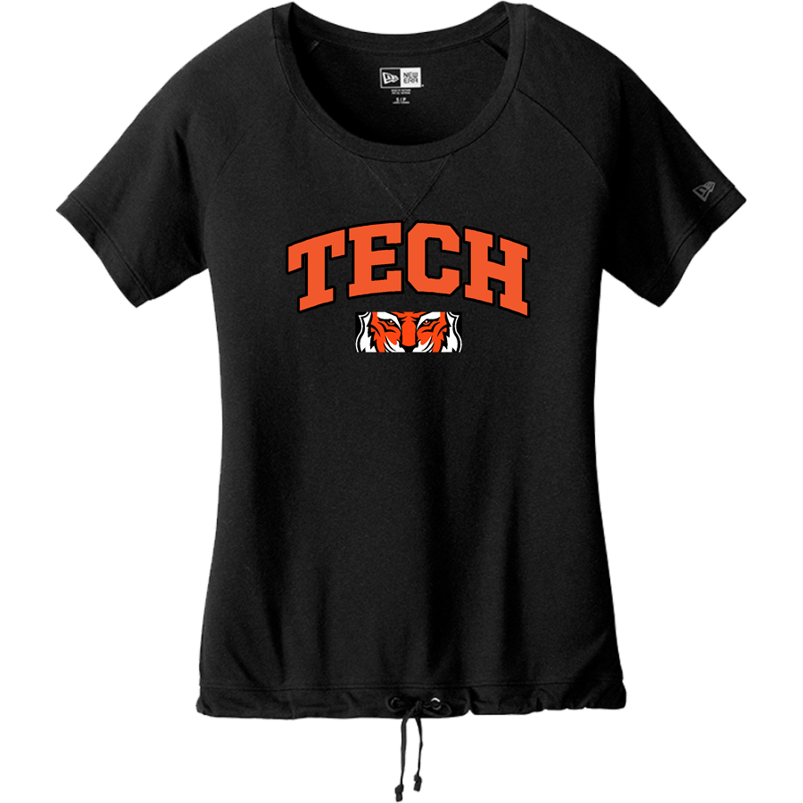 Tech High School Tigers <span class="pdp-name-mascot">Tech High School</span> New Era Women's Tri-Blend Short Sleeve Cinched Tee