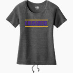 Holy Cross Crusaders <span class="pdp-name-mascot">Holy Cross School Crusaders</span> New Era Women's Tri-Blend Short Sleeve Cinched Tee Front Thumbnail