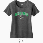 PROVO HIGH SCHOOL BULLDOGS <span class="pdp-name-mascot">PROVO BULLDOGS</span> New Era Women's Tri-Blend Short Sleeve Cinched Tee Front Thumbnail