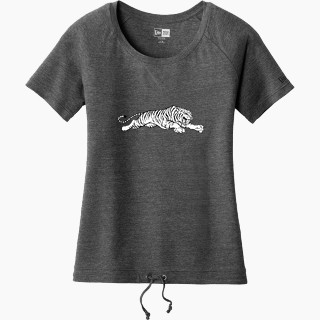 New Era Women's Tri-Blend Short Sleeve Cinched Tee