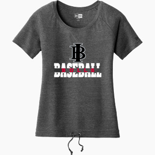 New Era Women's Tri-Blend Short Sleeve Cinched Tee