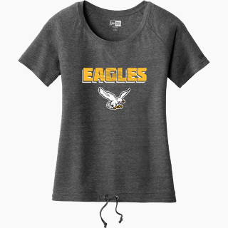 New Era Women's Tri-Blend Short Sleeve Cinched Tee