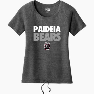 New Era Women's Tri-Blend Short Sleeve Cinched Tee