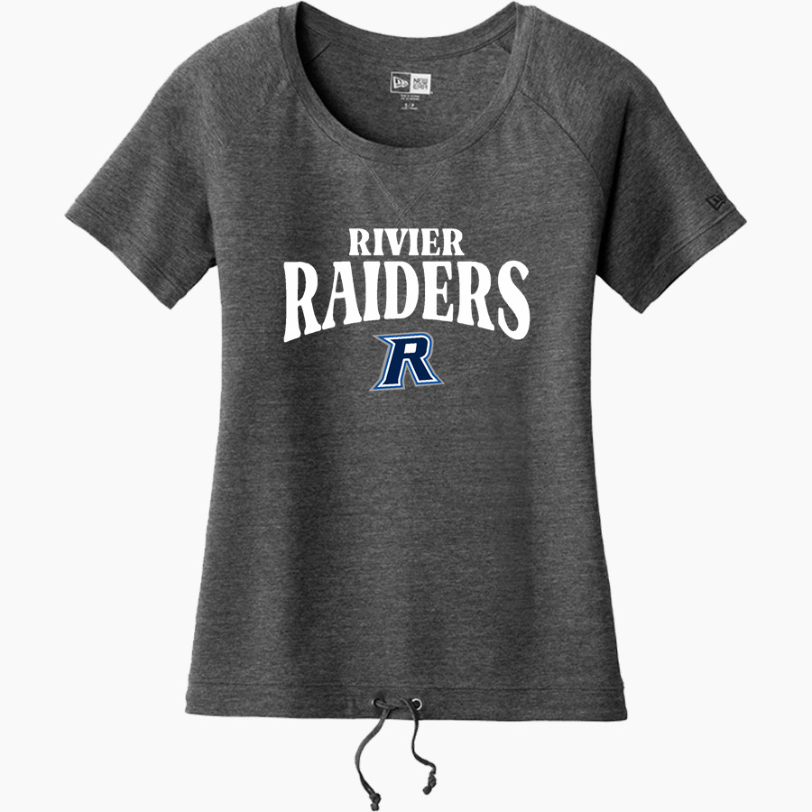 Rivier University Official Store of the Raiders <span class="pdp-name-mascot">Rivier University Raiders</span> New Era Women's Tri-Blend Short Sleeve Cinched Tee