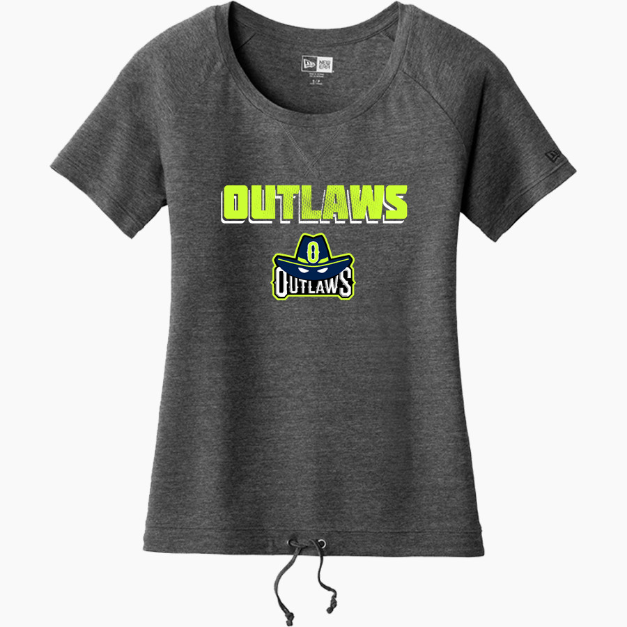 Ocean State Outlaws Outlaws <span class="pdp-name-mascot">Ocean State Outlaws</span> New Era Women's Tri-Blend Short Sleeve Cinched Tee