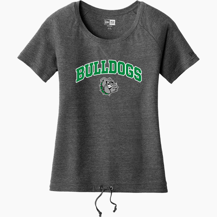 PROVO HIGH SCHOOL BULLDOGS <span class="pdp-name-mascot">PROVO BULLDOGS</span> New Era Women's Tri-Blend Short Sleeve Cinched Tee