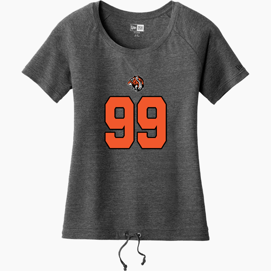 WARSAW HIGH SCHOOL TIGERS <span class="pdp-name-mascot">WARSAW TIGERS</span> New Era Women's Tri-Blend Short Sleeve Cinched Tee