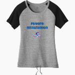 REVERE MINUTEMEN ONLINE STORE New Era Women's Tri-Blend Short Sleeve Cinched Tee Front Thumbnail