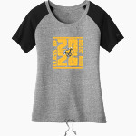 Desert Wind Colts <span class="pdp-name-mascot">Desert Wind Colts</span> New Era Women's Tri-Blend Short Sleeve Cinched Tee Front Thumbnail