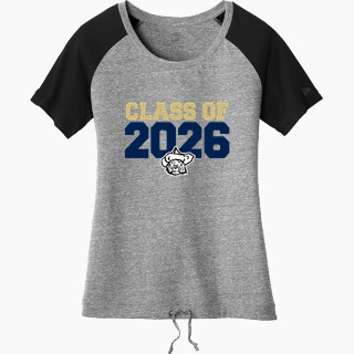 New Era Women's Tri-Blend Short Sleeve Cinched Tee