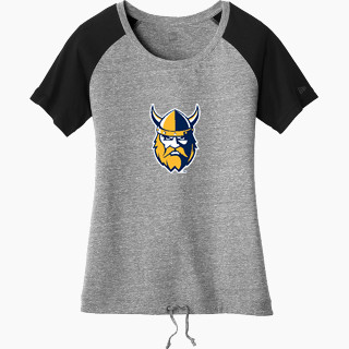 New Era Women's Tri-Blend Short Sleeve Cinched Tee