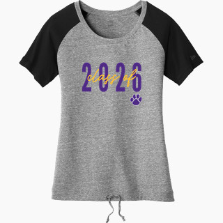 New Era Women's Tri-Blend Short Sleeve Cinched Tee