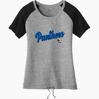 New Era Women's Tri-Blend Short Sleeve Cinched Tee