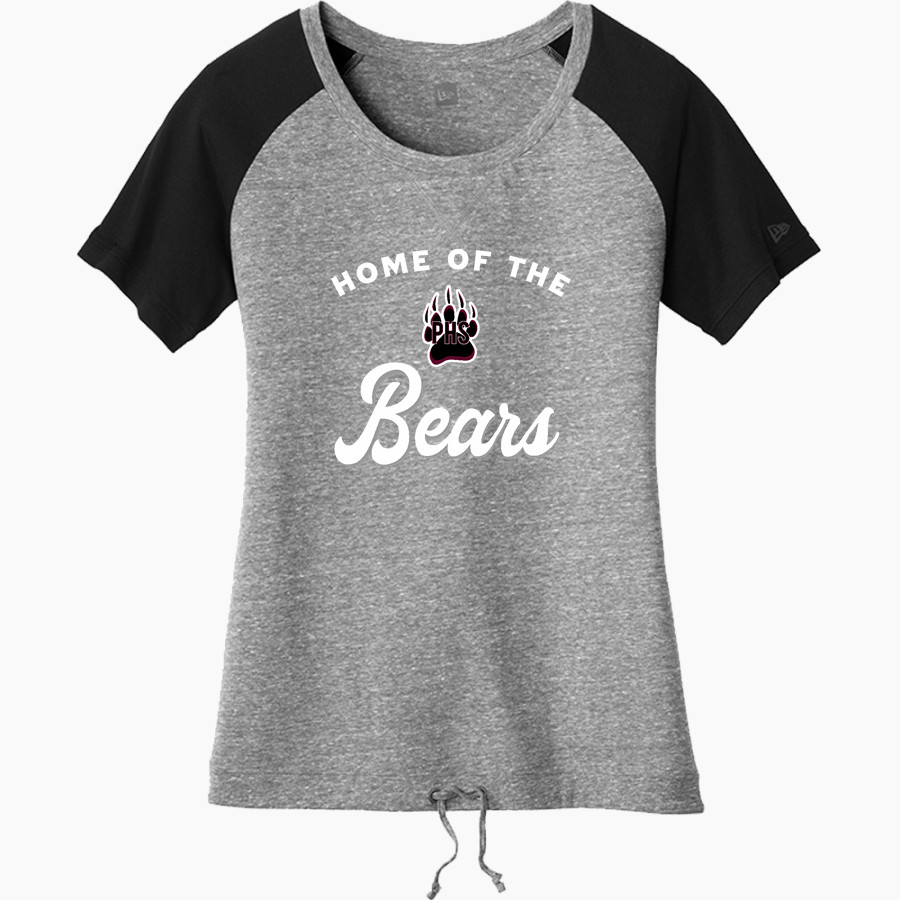 Paideia High Bears <span class="pdp-name-mascot">Paideia High School Bears</span> New Era Women's Tri-Blend Short Sleeve Cinched Tee