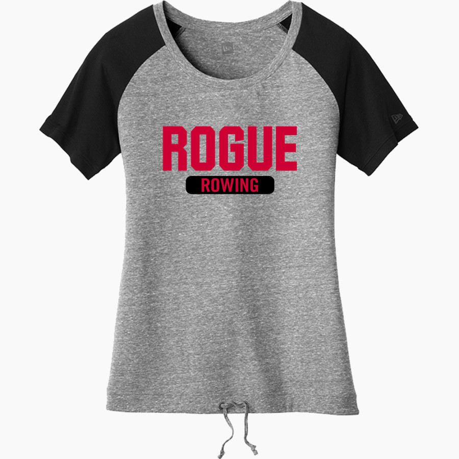 Rogue Rowing Rowing <span class="pdp-name-mascot">Rogue Rowing</span> New Era Women's Tri-Blend Short Sleeve Cinched Tee
