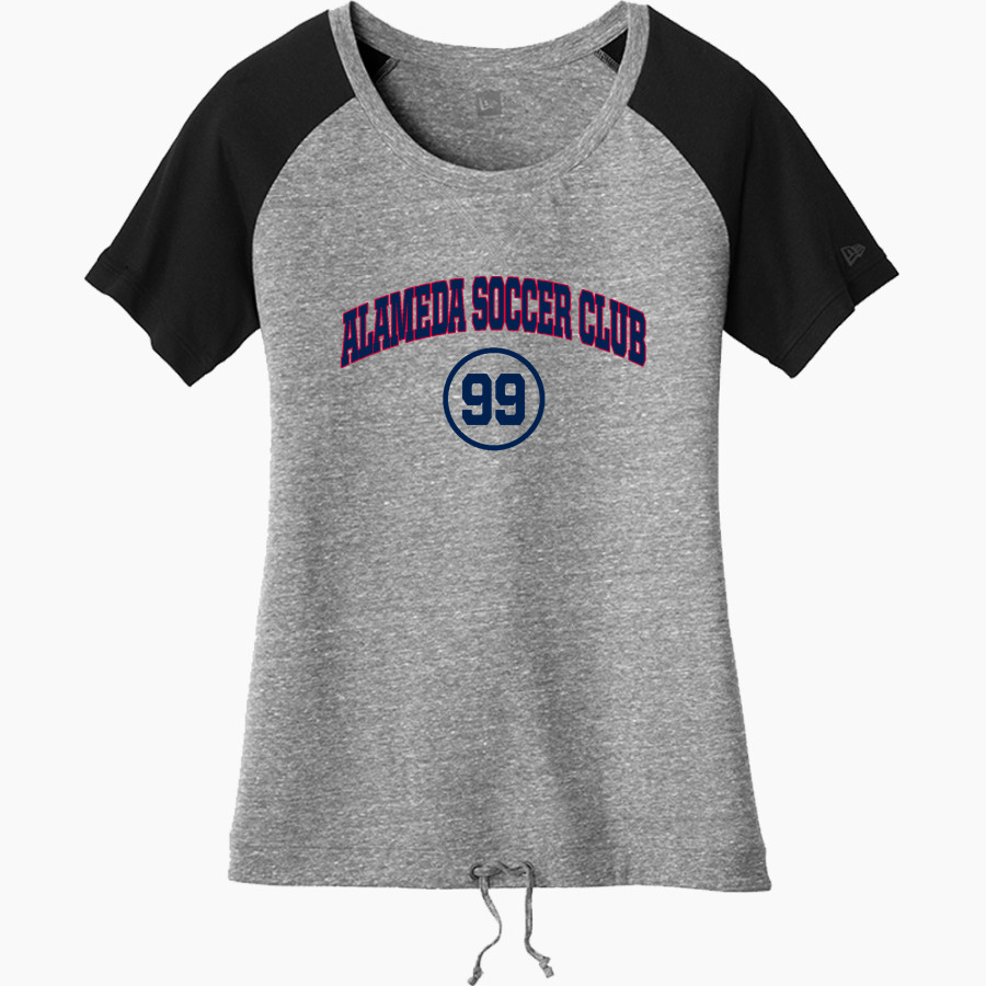 Alameda Soccer Club Islanders <span class="pdp-name-mascot">Alameda Soccer Club Islanders</span> New Era Women's Tri-Blend Short Sleeve Cinched Tee