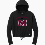 MILLBURY SR HIGH SCHOOL WOOLIES <span class="pdp-name-mascot">MILLBURY MEMORIAL WOOLIES</span> New Era Women's Power Long Sleeve Hoodie Front Thumbnail