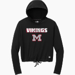 Montgomery Vikings New Era Women's Power Long Sleeve Hoodie Front Thumbnail