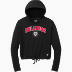NORTH GWINNETT HIGH SCHOOL BULLDOGS <span class="pdp-name-mascot">NORTH GWINNETT BULLDOGS</span> New Era Women's Power Long Sleeve Hoodie Front Thumbnail