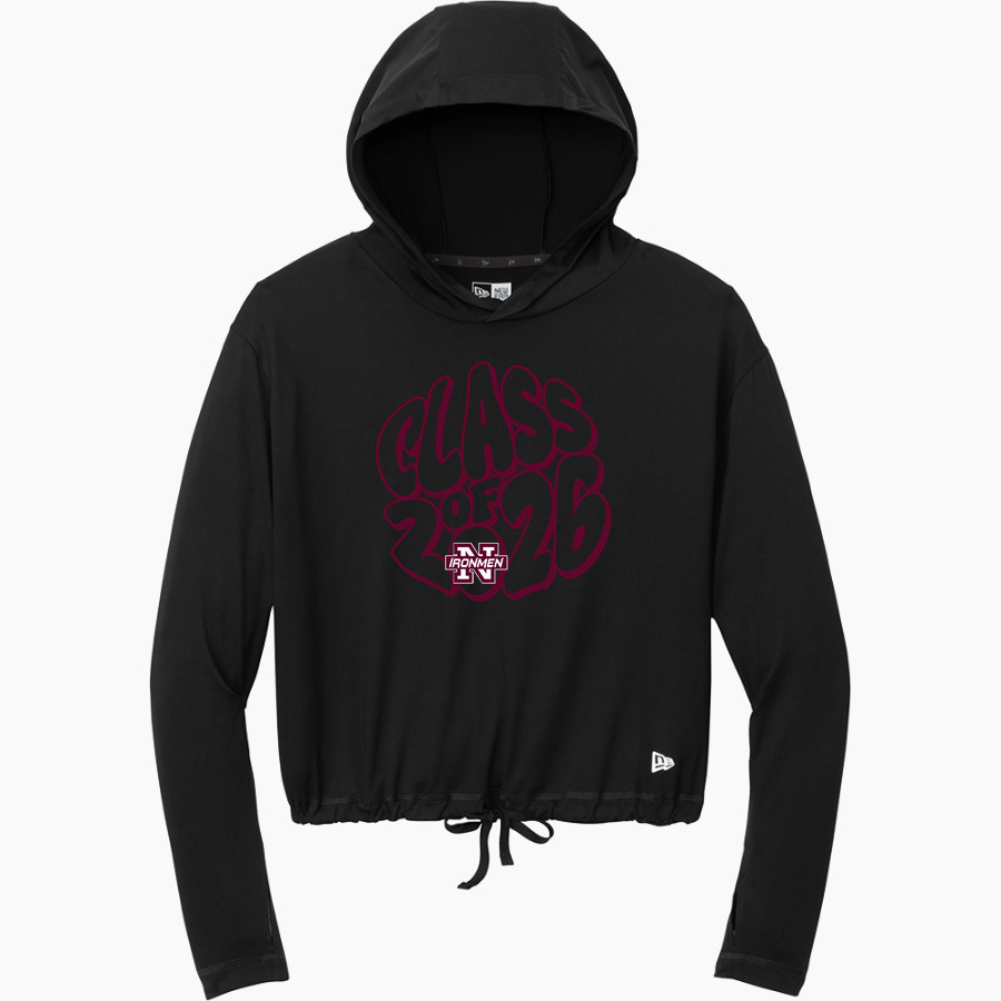 NOWATA HIGH SCHOOL IRONMEN <span class="pdp-name-mascot">NOWATA IRONMEN</span> New Era Women's Power Long Sleeve Hoodie