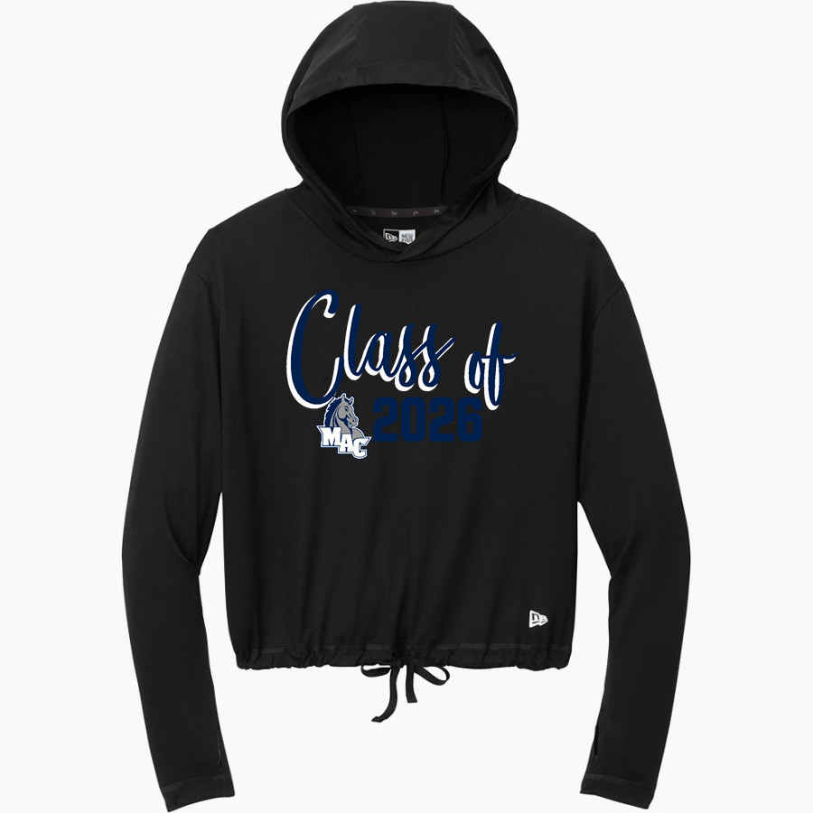 Mount Aloysius College Mounties New Era Women's Power Long Sleeve Hoodie