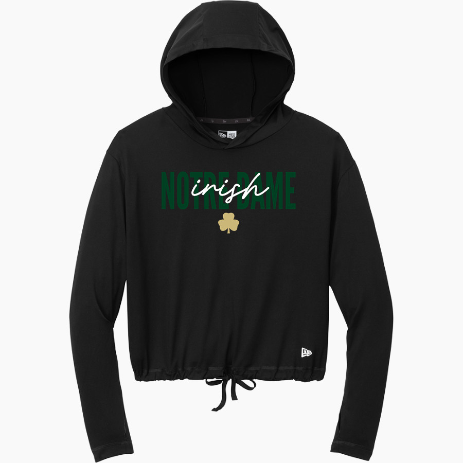 Notre Dame Irish New Era Women's Power Long Sleeve Hoodie