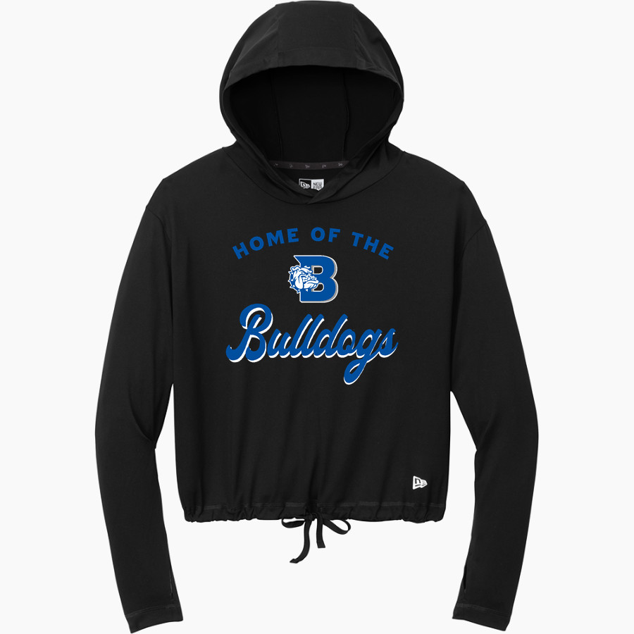 BANDERA HIGH SCHOOL BULLDOGS New Era Women's Power Long Sleeve Hoodie