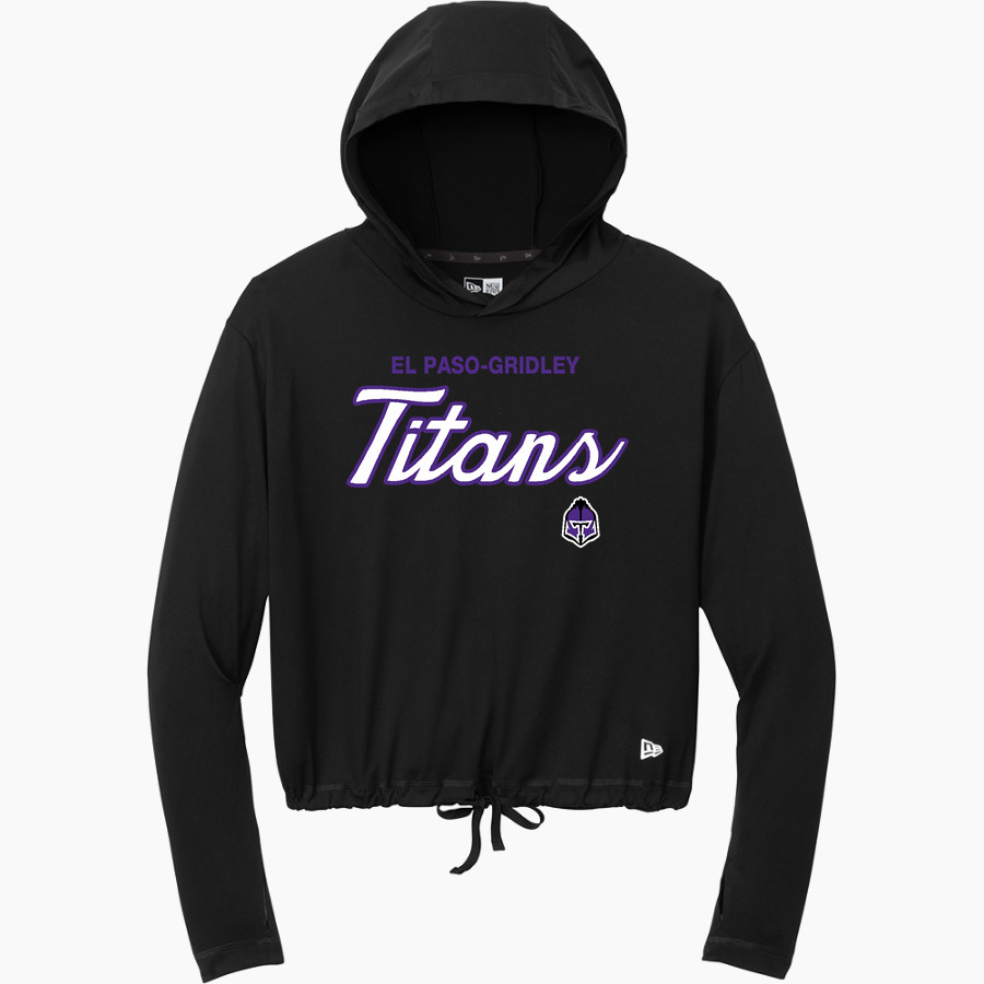 El Paso-Gridley Titans New Era Women's Power Long Sleeve Hoodie