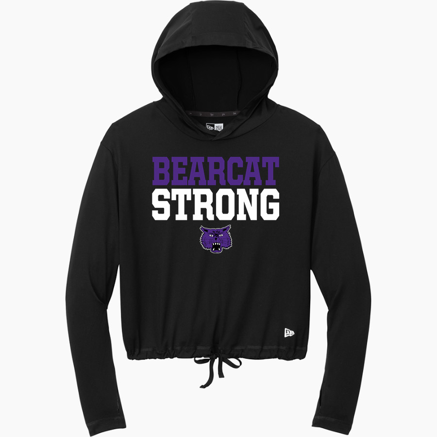 MUNCIE CENTRAL HIGH SCHOOL BEARCATS <span class="pdp-name-mascot">MUNCIE BEARCATS</span> New Era Women's Power Long Sleeve Hoodie