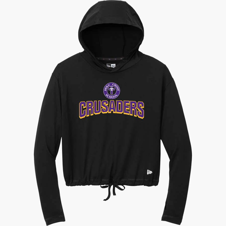 Holy Cross Crusaders <span class="pdp-name-mascot">Holy Cross School Crusaders</span> New Era Women's Power Long Sleeve Hoodie