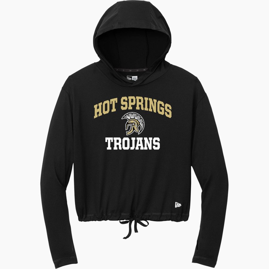 HOT SPRINGS HIGH SCHOOL TROJANS <span class="pdp-name-mascot">HOT SPRINGS TROJANS</span> New Era Women's Power Long Sleeve Hoodie