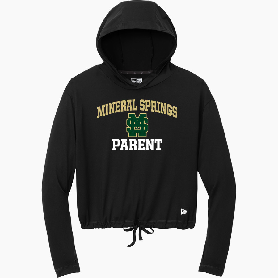 MINERAL SPRINGS HIGH SCHOOL HORNETS <span class="pdp-name-mascot">MINERAL SPRINGS HORNETS</span> New Era Women's Power Long Sleeve Hoodie