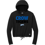 Crow Tigers <span class="pdp-name-mascot">Crow Middle School Tigers</span> New Era Women's Power Long Sleeve Hoodie Front Thumbnail
