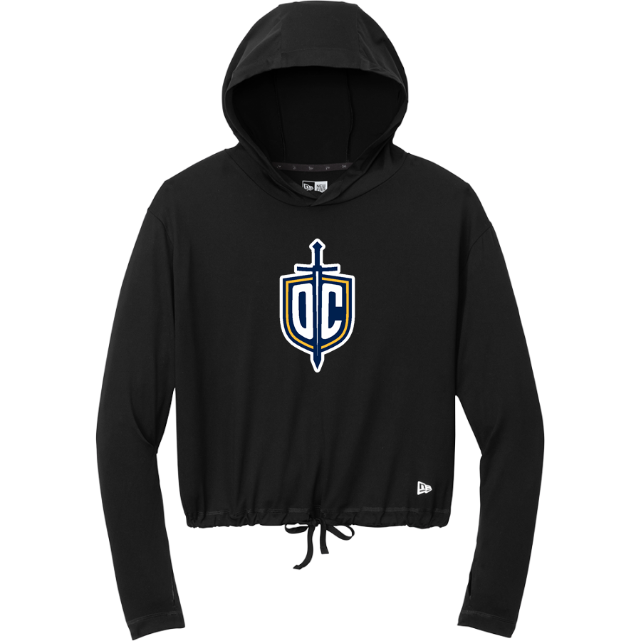 Oskaloosa Christian School Crusaders <span class="pdp-name-mascot">OSKALOOSA CHRISTIAN SCHOOL Crusaders</span> New Era Women's Power Long Sleeve Hoodie