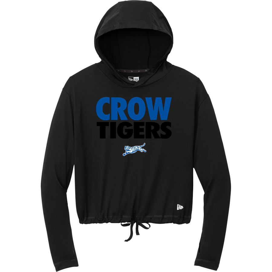 Crow Tigers <span class="pdp-name-mascot">Crow Middle School Tigers</span> New Era Women's Power Long Sleeve Hoodie