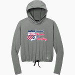 National Wrestling Coaches Association <span class="pdp-name-mascot">NWCA</span> New Era Women's Power Long Sleeve Hoodie Front Thumbnail