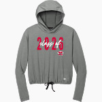 Monsignor McClancy Crusaders <span class="pdp-name-mascot">Monsignor McClancy Crusaders</span> New Era Women's Power Long Sleeve Hoodie Front Thumbnail