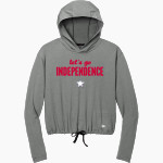 INDEPENDENCE HIGH SCHOOL 76ERS <span class="pdp-name-mascot">INDEPENDENCE 76ERS</span> New Era Women's Power Long Sleeve Hoodie Front Thumbnail