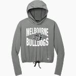 MELBOURNE HIGH SCHOOL BULLDOGS <span class="pdp-name-mascot">MELBOURNE BULLDOGS</span> New Era Women's Power Long Sleeve Hoodie Front Thumbnail