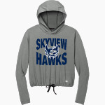 Skyview Hawks <span class="pdp-name-mascot">Skyview Hawks</span> New Era Women's Power Long Sleeve Hoodie Front Thumbnail
