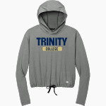 Trinity College Bantams The Official Online Store <span class="pdp-name-mascot">Trinity Bantams</span> New Era Women's Power Long Sleeve Hoodie Front Thumbnail