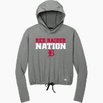 Baylor School Red Raiders <span class="pdp-name-mascot">Baylor School Red Raiders</span> New Era Women's Power Long Sleeve Hoodie Front Thumbnail
