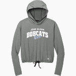 John Glenn Bobcats New Era Women's Power Long Sleeve Hoodie Front Thumbnail