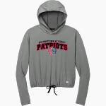 Germantown Academy Patriots <span class="pdp-name-mascot">Germantown Academy Patriots</span> New Era Women's Power Long Sleeve Hoodie Front Thumbnail