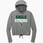 LULING HIGH SCHOOL EAGLES New Era Women's Power Long Sleeve Hoodie Front Thumbnail
