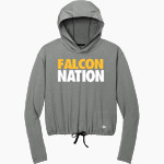 Fannindel Falcons <span class="pdp-name-mascot">Fannindel Falcons</span> New Era Women's Power Long Sleeve Hoodie Front Thumbnail